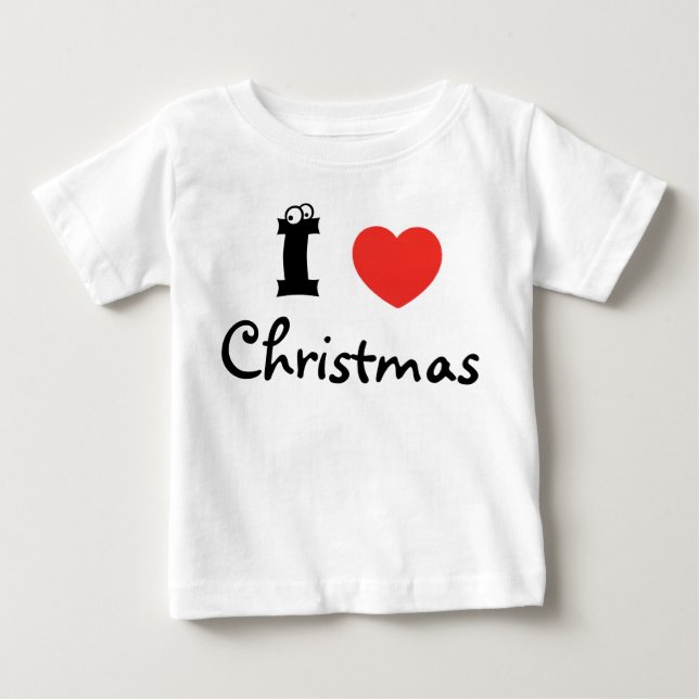 Jag älskar jul t-shirt (Framsida)