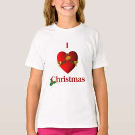 Jag älskar jul tee shirt