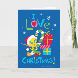 Jag älskar jul - TWEETY™ Helgkort