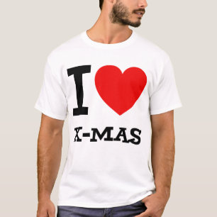 Jag älskar julutslagsplatsen t shirt