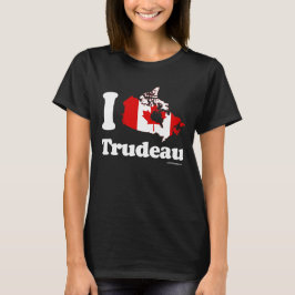 Jag älskar Justin Trudeau Tee Shirt
