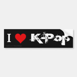 Jag älskar K-Pop Bildekal