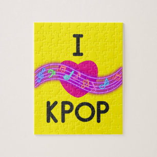 Jag älskar K-pop Pussel