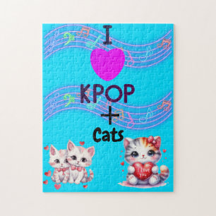 Jag älskar K-pop-pussel Pussel