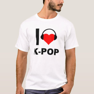 Jag älskar K-Pop Rollig T-shirt