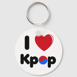 Jag älskar K-popet keychain Nyckelring