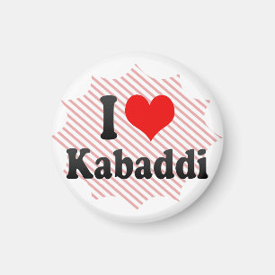Jag älskar Kabaddi Magnet