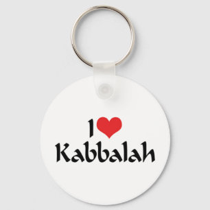 Jag älskar Kabbalah Nyckelring