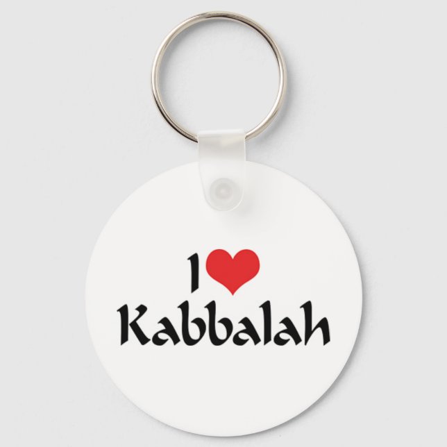 Jag älskar Kabbalah Nyckelring (Framsida)
