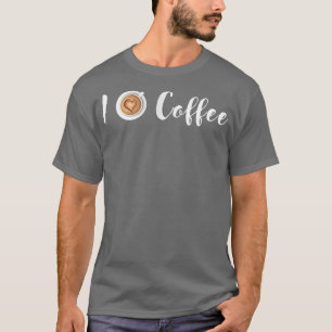 Jag älskar kaffe Jag kaffeälskar för kaffedrickare T Shirt