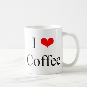 Jag älskar kaffe kaffemugg