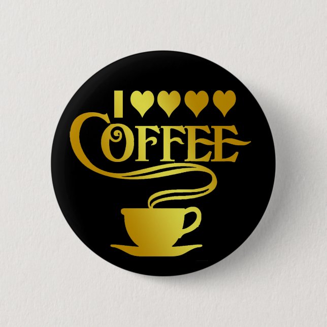 JAG ÄLSKAR KAFFE KNAPP (Framsida)