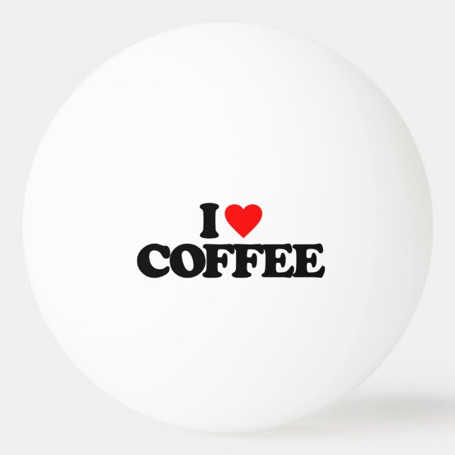JAG ÄLSKAR KAFFE PINGISBOLL (Framsidan)