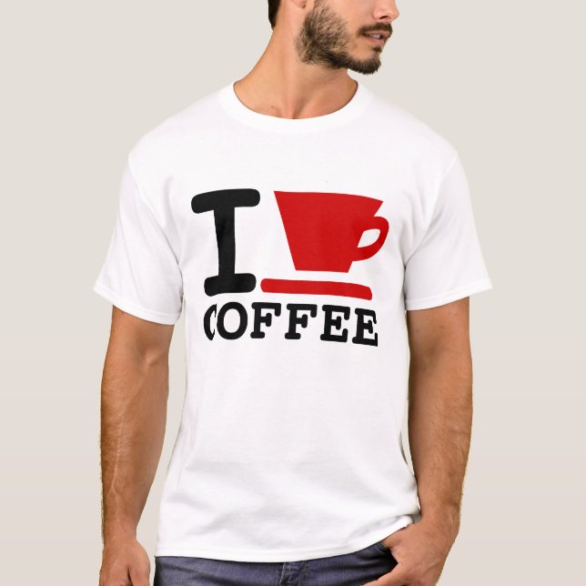 JAG ÄLSKAR KAFFE TEE (Framsida)