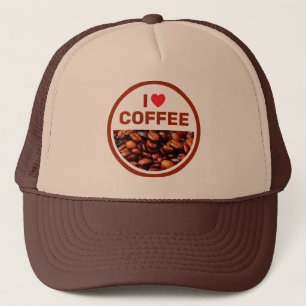 Jag älskar kaffe™ Truckerhatt Keps