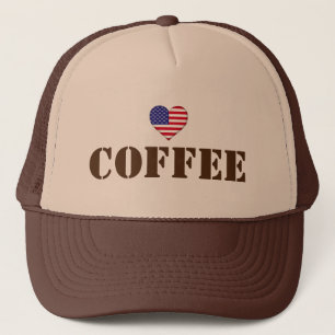 Jag älskar kaffe™ Truckerhatt Keps