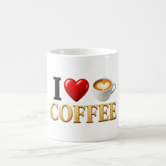 Jag älskar kaffemugg | Roligt kaffegåva till älska