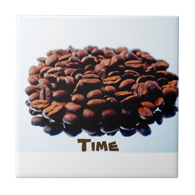 Jag älskar kaffets arom kakelplatta (Framsidan)