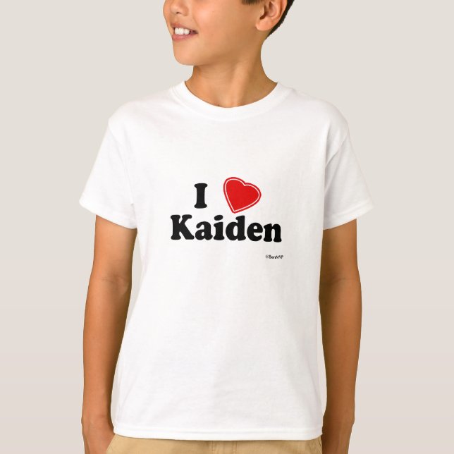 Jag älskar Kaiden T-shirt (Framsida)