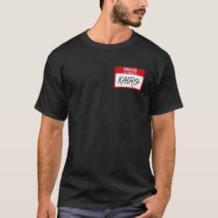 Jag älskar Kairo Hjärtan Älskare Pojkvän Söt Födel T Shirt