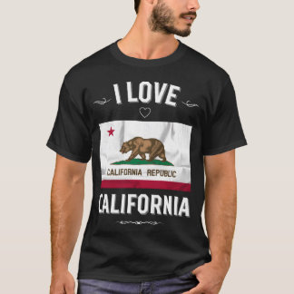 Jag älskar Kalifornien vän T Shirt