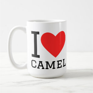 Jag älskar kamel kaffemugg