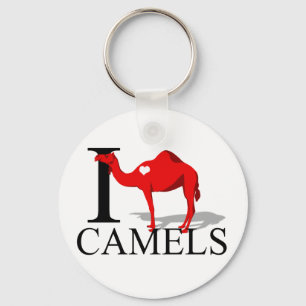 Jag älskar kamel Keychains Nyckelring