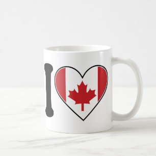 Jag älskar Kanada Kaffemugg