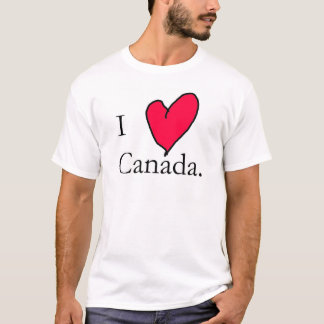Jag älskar Kanada T-shirt