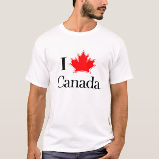 JAG ÄLSKAR KANADA T-TRÖJA T-SHIRT