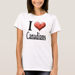 Jag älskar kanadensare t shirt