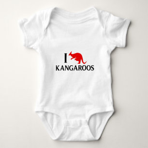 Jag älskar kängurur t-shirt