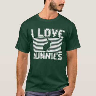 Jag älskar kaniner vintage t shirt