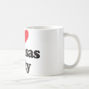 Jag älskar Kansas City Kaffemugg