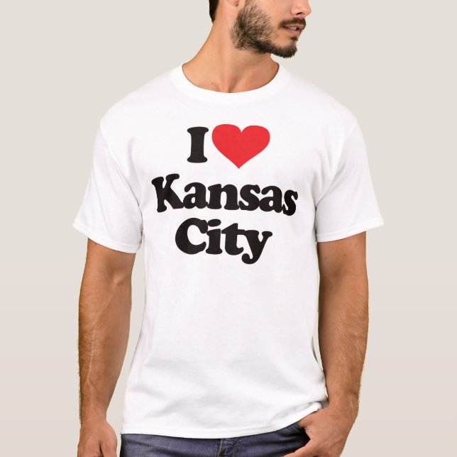 Jag älskar Kansas City Tee (Framsida)