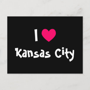 Jag älskar Kansas City Vykort