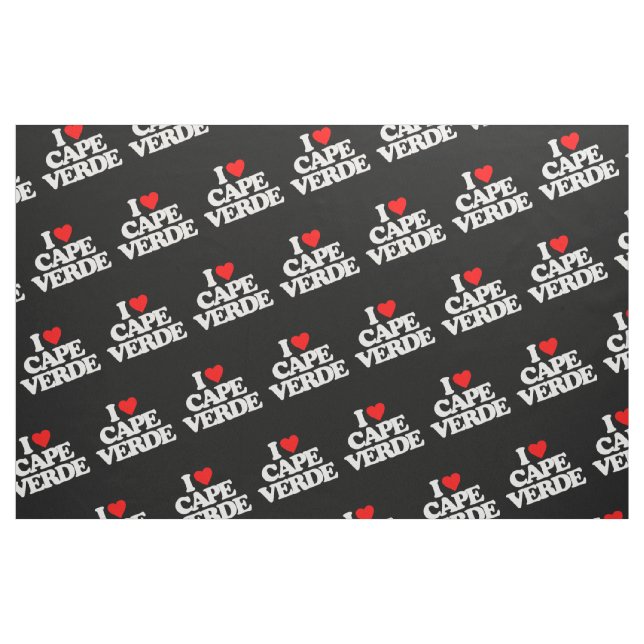 JAG ÄLSKAR KAP VERDE TYG (Fat Quarter)