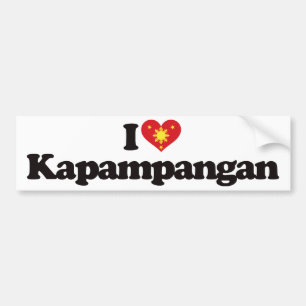Jag älskar Kapampangan Bildekal