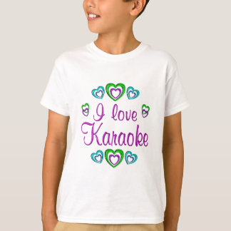 Jag älskar Karaoke Tee Shirt