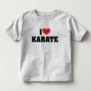 Jag älskar karate t-shirt