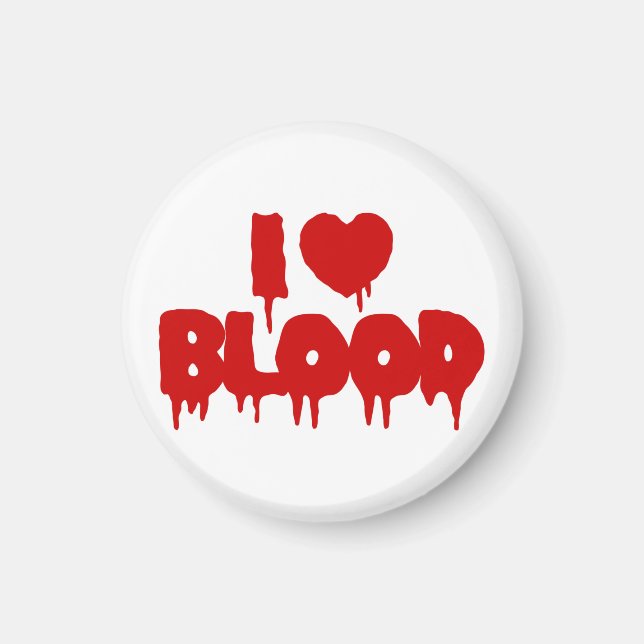 JAG ÄLSKAR [KÄRLEK] BLOD MAGNET (Framsidan)