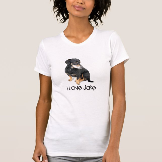 Jag älskar kärlek Jake! [för Jennifer] T-shirt (Framsida)