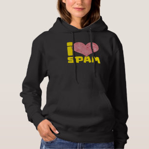 Jag älskar kärlek Spam Konserverad Tillagad Fläsk T Shirt