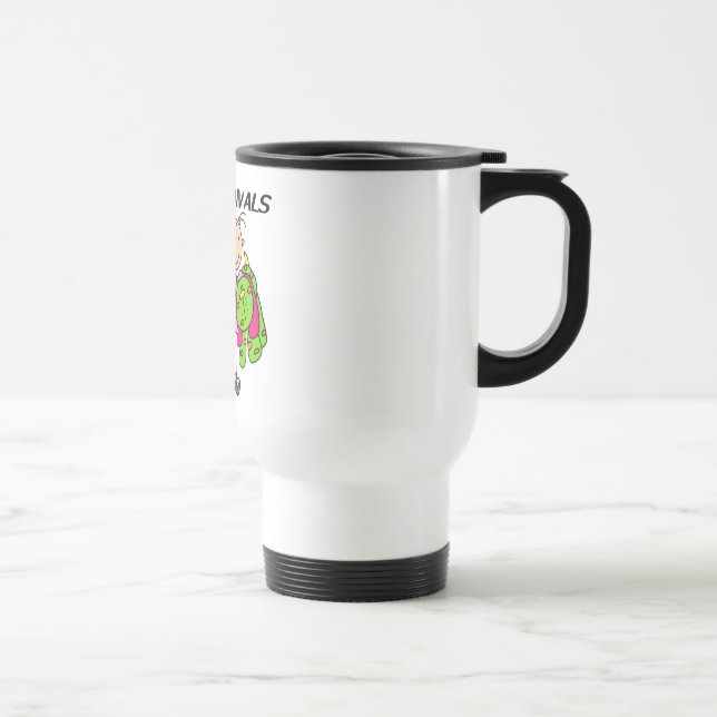 Jag älskar karnevalsshirtar och presenter resemugg (Höger)