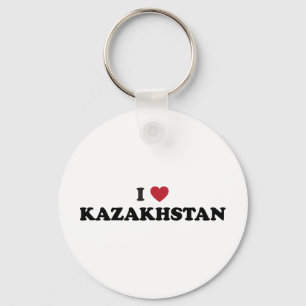 Jag älskar Kasakhstan Nyckelring