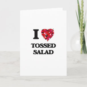Jag älskar kastad sallad kort