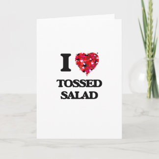 Jag älskar kastad sallad kort