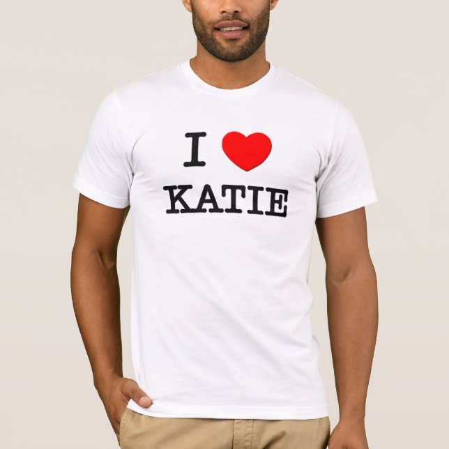 Jag älskar Katie Tee Shirt (Framsida)