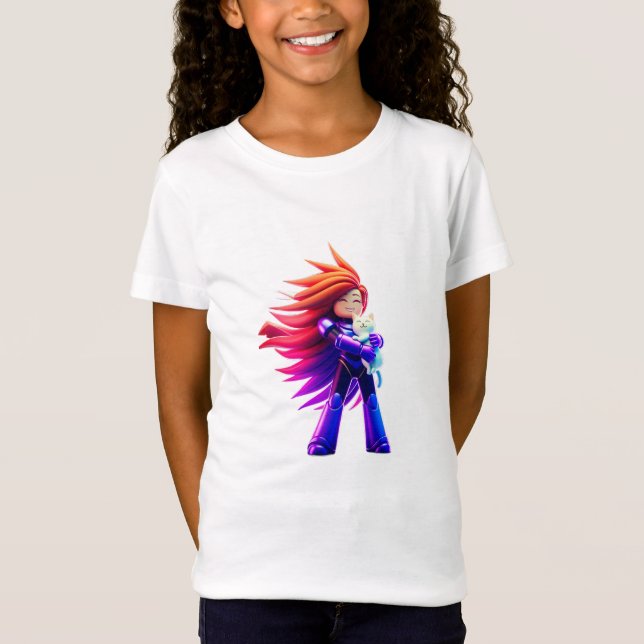 Jag älskar katt t shirt (Framsida)