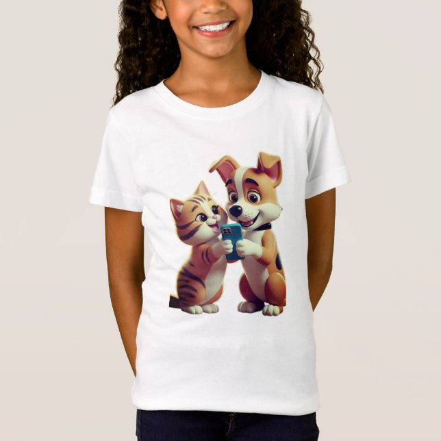 Jag älskar katt t shirt (Framsida)